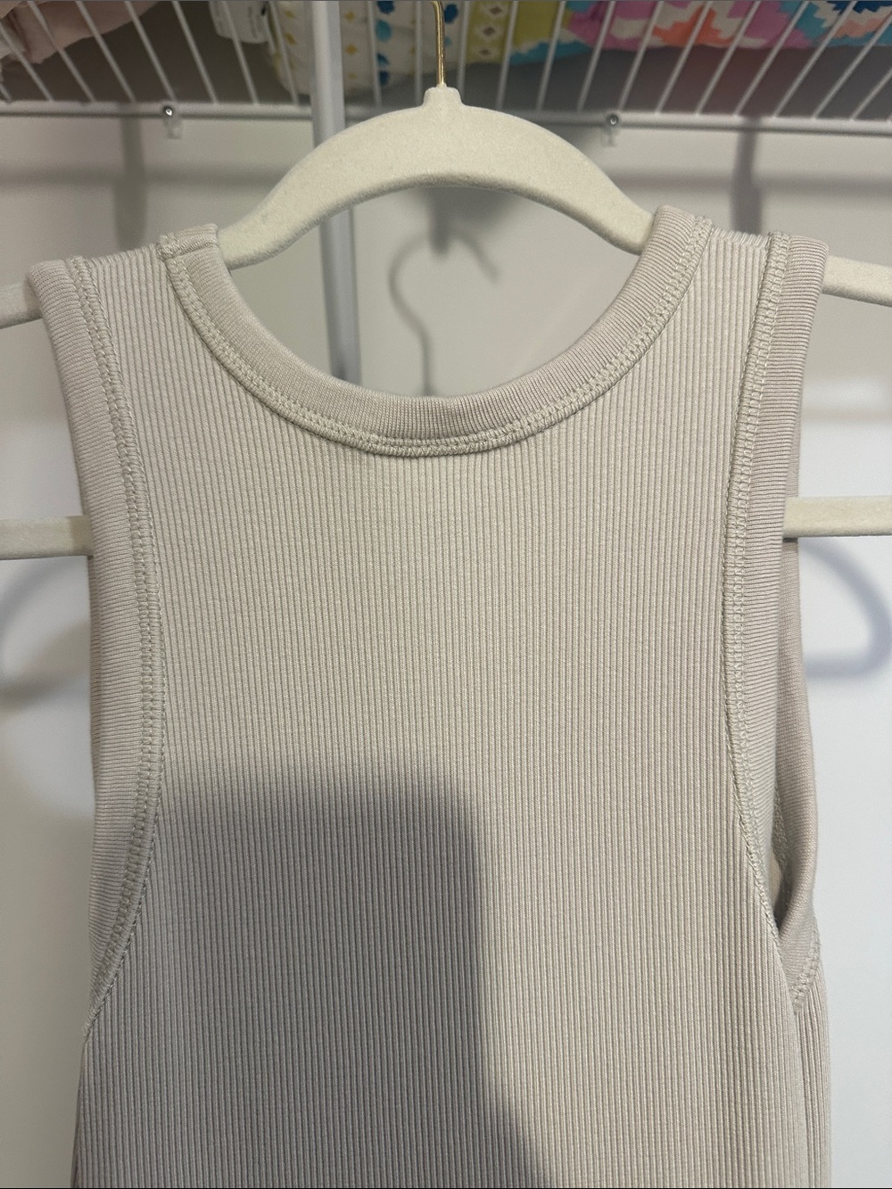 Universal Thread Neutral Tank Ribbed Maxi Dress - Picture 4 of 5